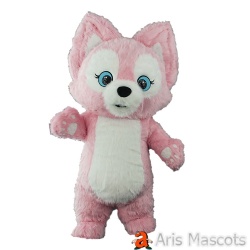 Inflatable Pink Fox Mascot